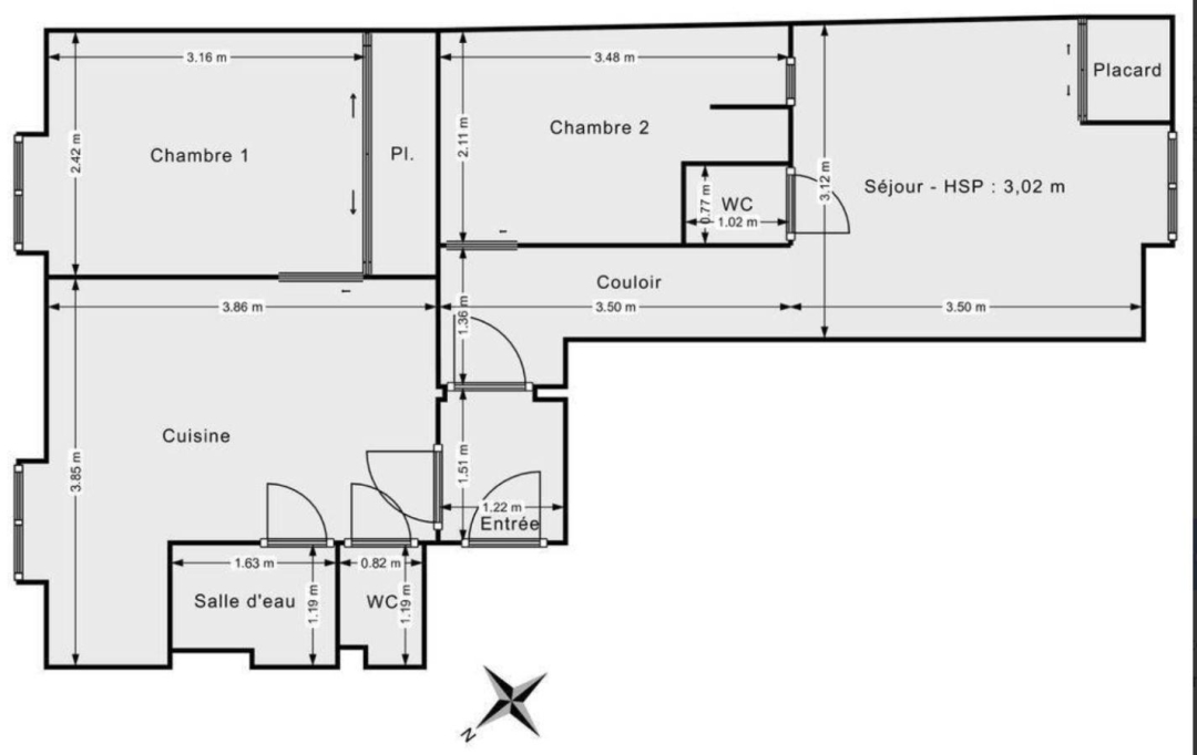 Annonces LYON 3EME : Appartement | LYON (69003) | 47 m2 | 235 000 € 